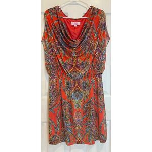 9 &‎ Co. Paisley Print Dress - Casual, Comfortable, Stylish - Size 16